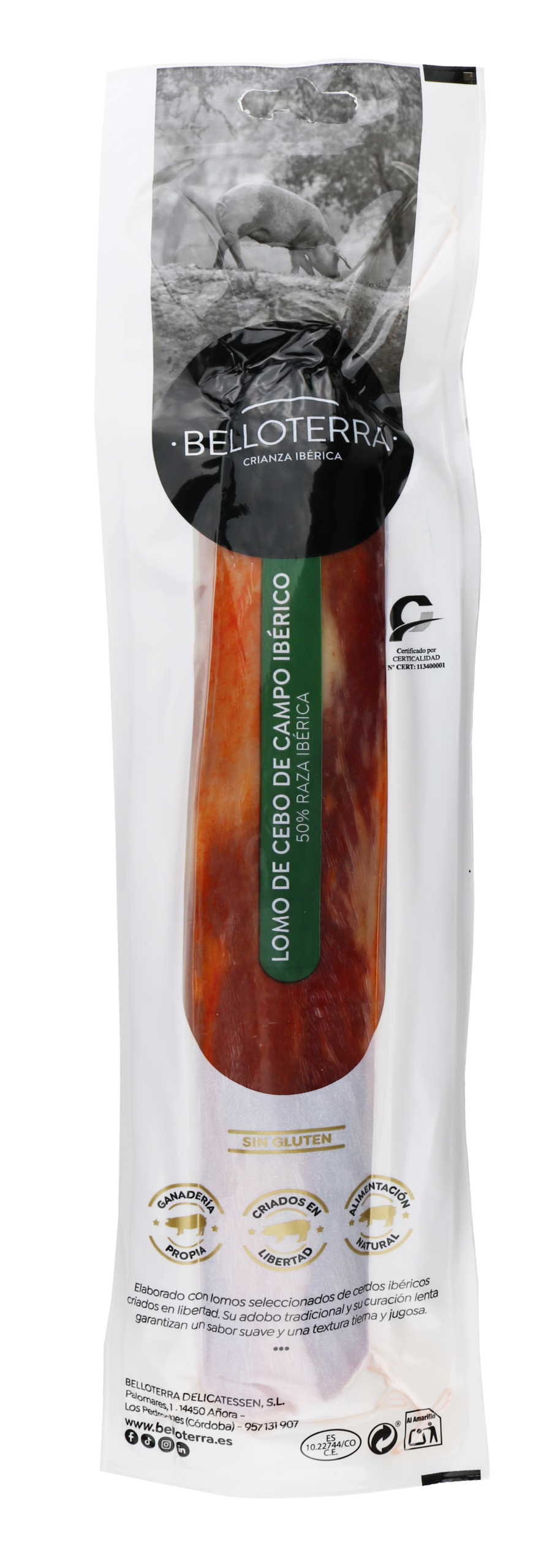 Lomo de Cebo de Campo Ibérico 50% R.I.
